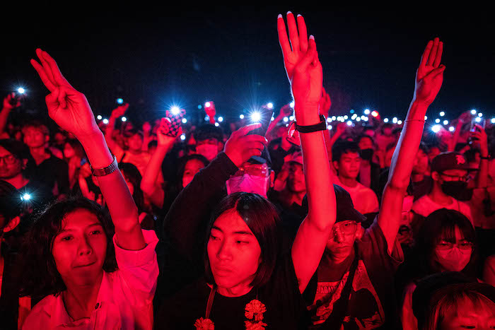 Thai youth advocate for democracy