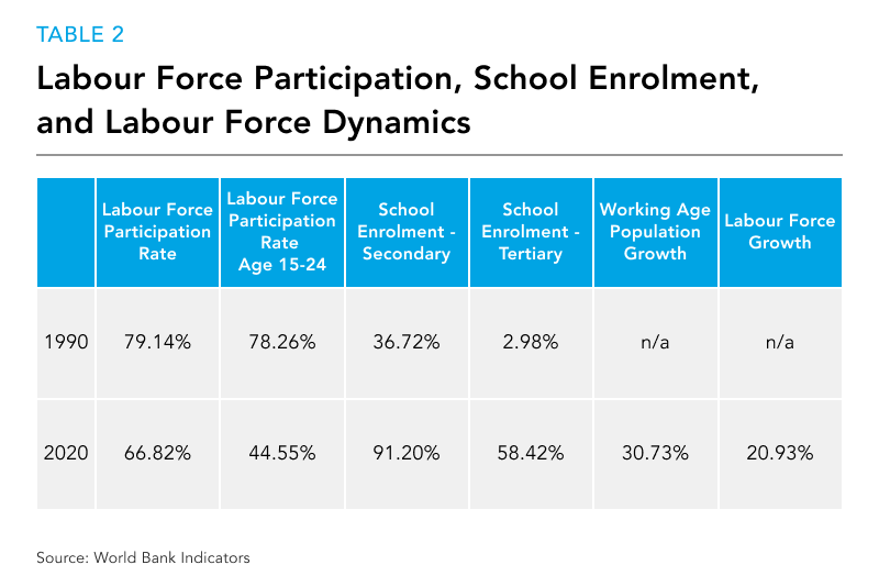 China's Demographic Forces Graphic