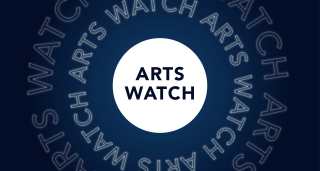 Spotlight graphic featuring Arts Watch logo
