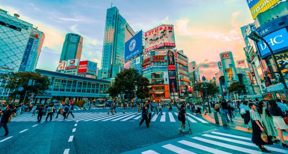 Japan Tokyo street scene