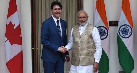 trudeau and modi