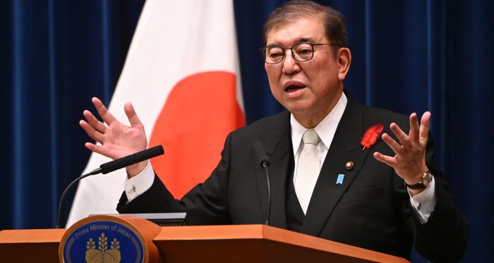 Japan's Prime Minister Ishiba Shigeru